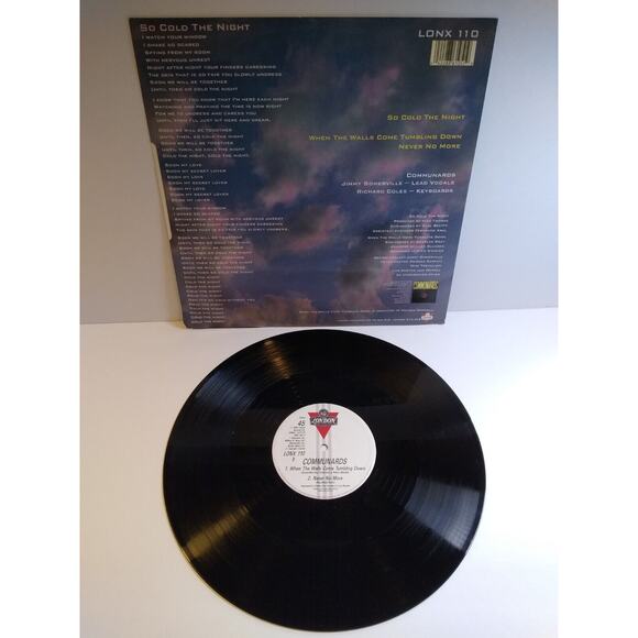 Communards So Cold The Night Vinyl 12" EP Record 1987 Synth-Pop Jimmy Somerville - Picture 3 of 3
